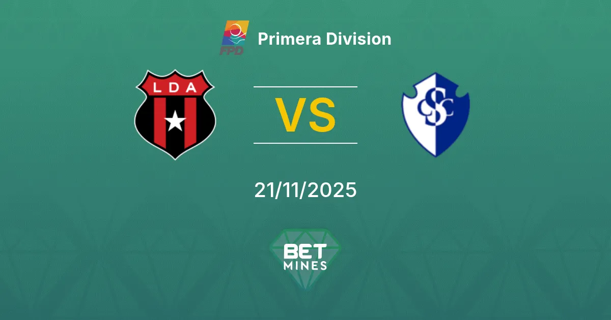 Alajuelense vs Cartaginés Pronostico: Anteprima e Analisi della Partita | Primera Division 21-11-2025