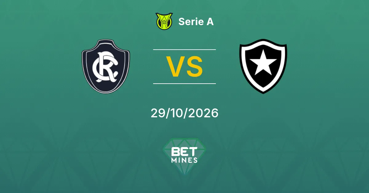 Remo x Botafogo Palpite: Prévia e análise da partida | Série A 29-10-2026