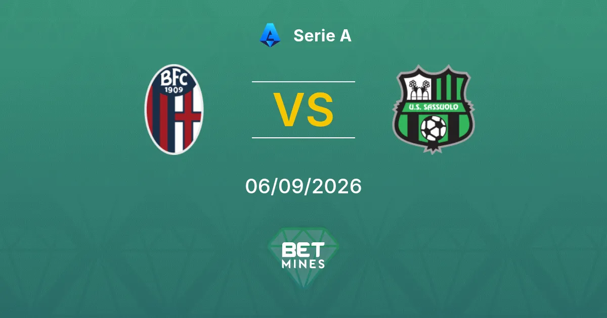 Pronóstico Bologna vs Sassuolo: Previa y Análisis del Partido | Serie A 06-09-2026