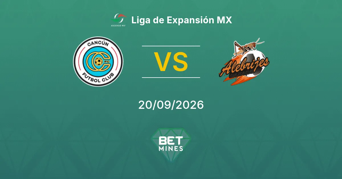 Pronostico Cancún vs Alebrijes: Anteprima e Analisi della Partita | Liga de Expansión MX 20-09-2026
