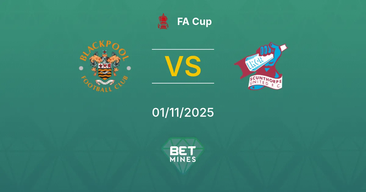 Blackpool vs Scunthorpe United Pronostico: Anteprima e Analisi della Partita | FA Cup 01-11-2025