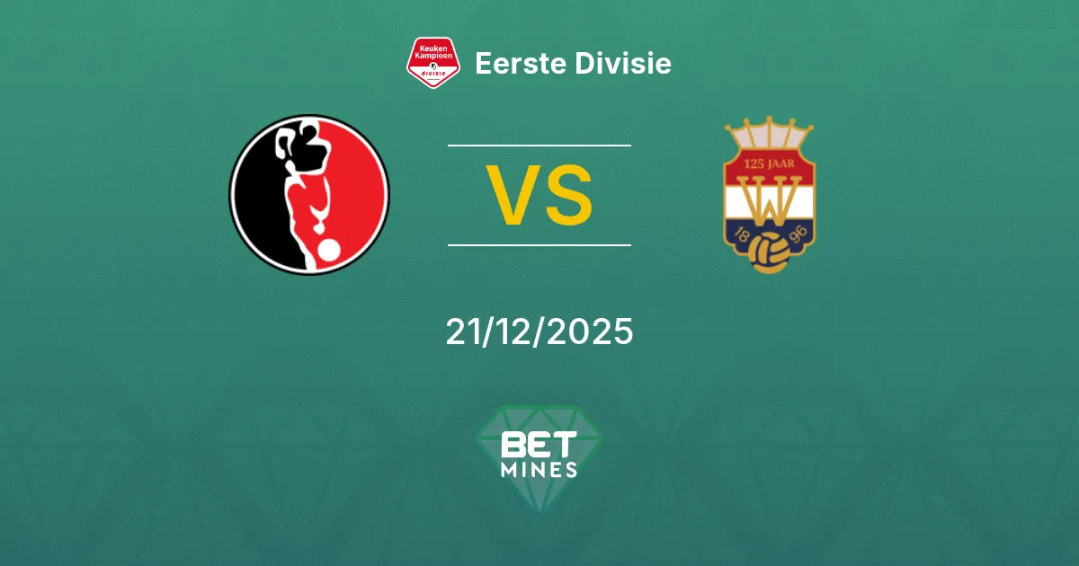 Helmond Sport vs Willem II Pronostico: Anteprima e Analisi della Partita | Eerste Divisie 21-12-2025