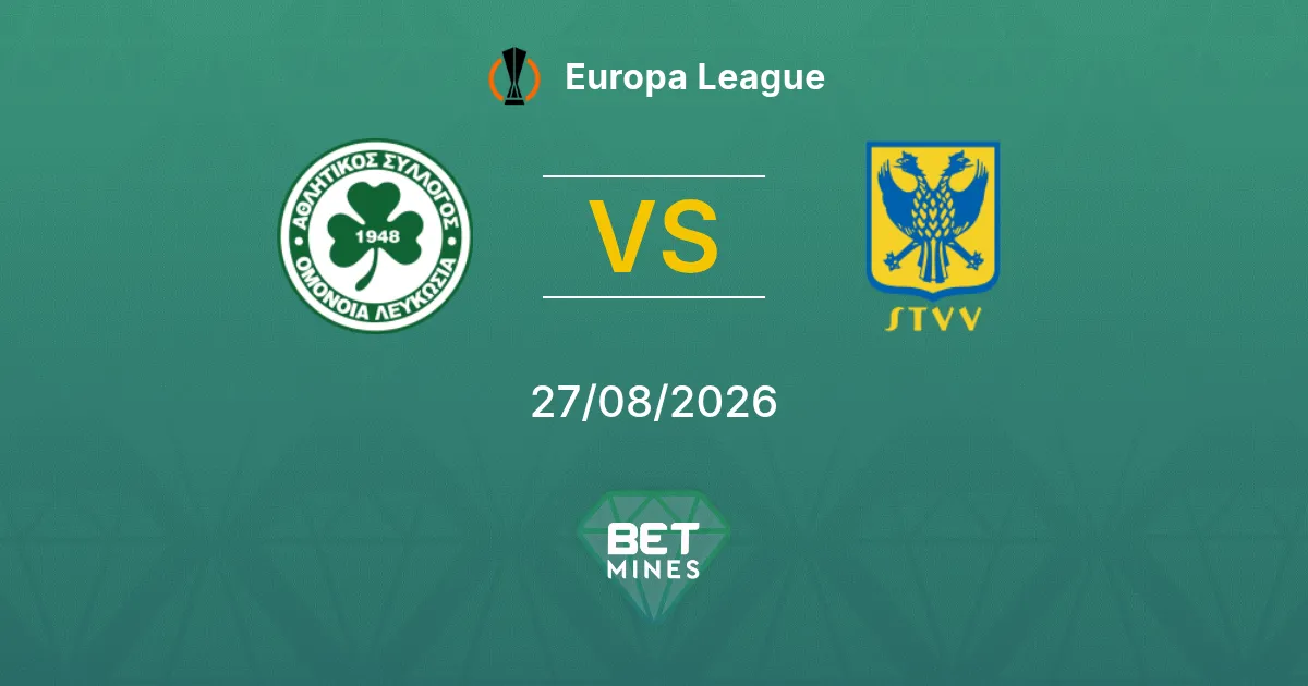 Pronóstico Omonia Nicosia vs Sint-Truiden: Previa y Análisis del Partido | Europa League 27-08-2026