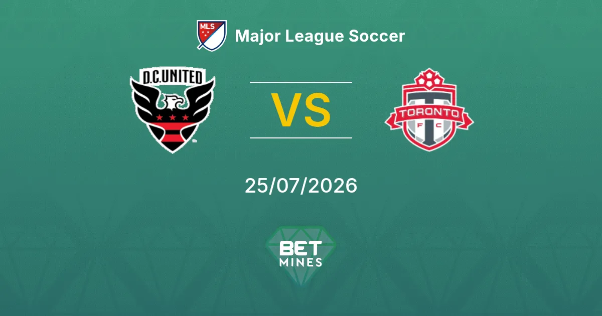 DC United vs Toronto Prediction: Match Preview and Analysis | Major League Soccer 25-07-2026