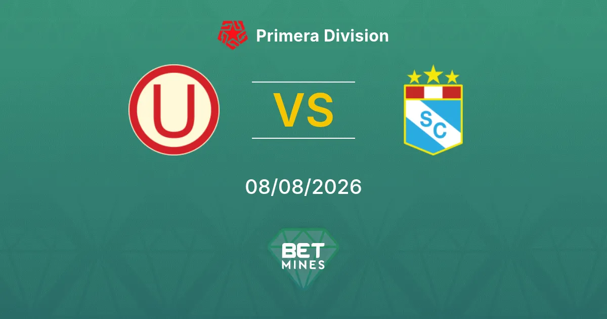 Palpite Universitario x Sporting Cristal: Prévia e Análise da Partida | Primera Division 08-08-2026