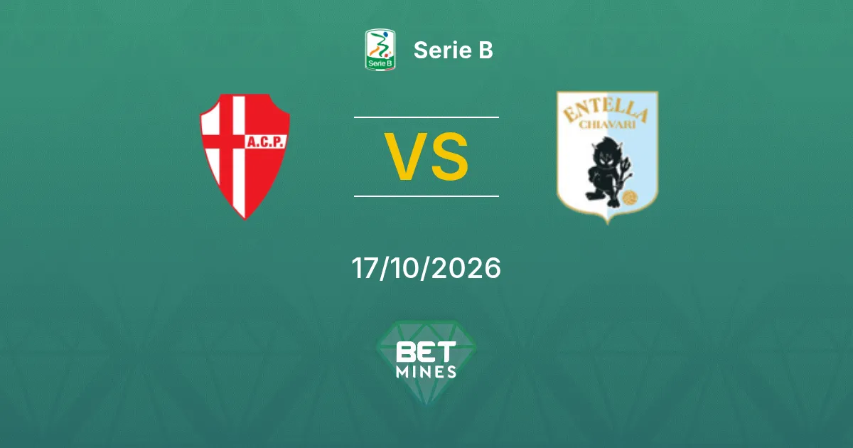 Calcio Padova vs Virtus Entella Pronostic : avant-match et analyse | Serie B 17-10-2026