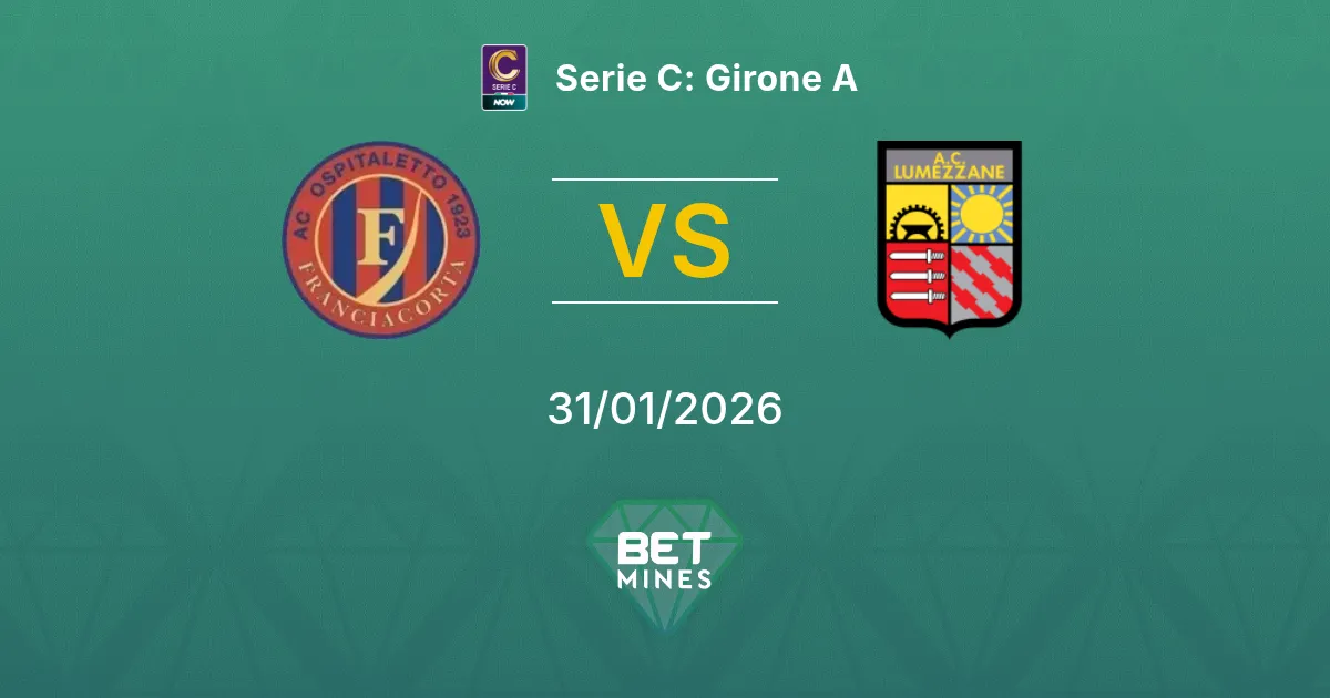 Ospitaletto vs Lumezzane Prediction: Match Preview and Analysis | Serie C: Girone A 31-01-2026