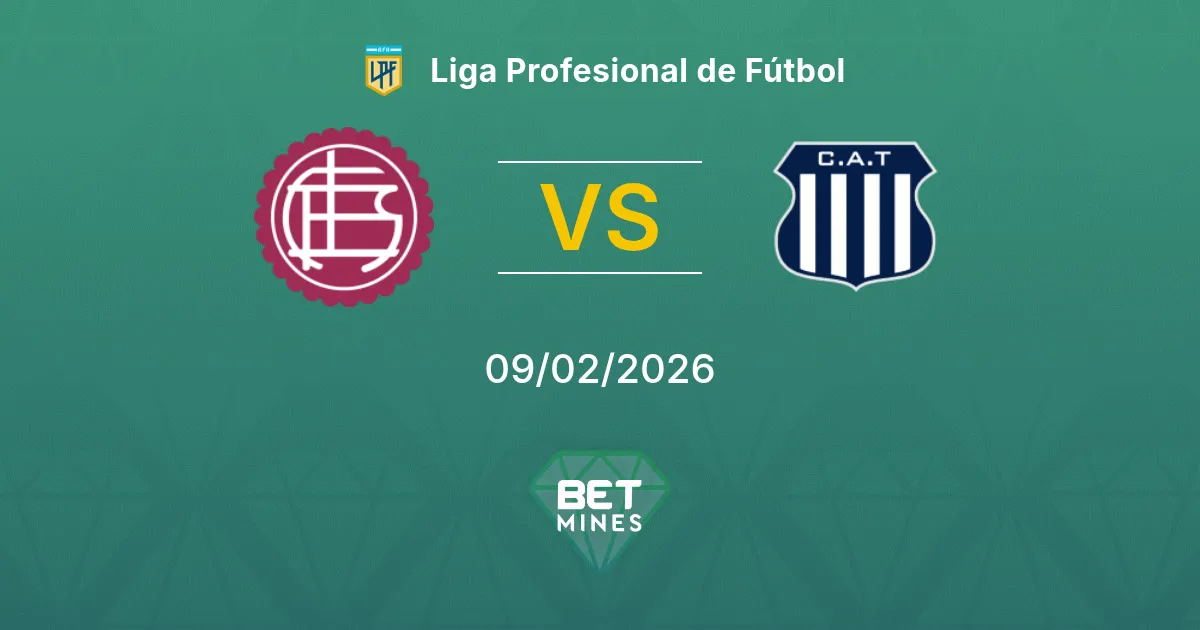 Lanús vs Talleres Córdoba Prediction: Match Preview and Analysis | Liga Profesional de Fútbol 09-02-2026