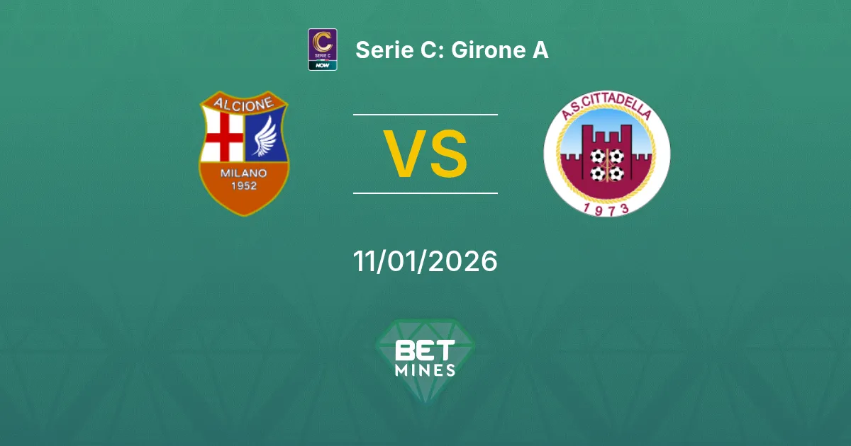 Alcione vs Cittadella Pronostico: Anteprima e Analisi della Partita | Serie C: Girone A 11-01-2026