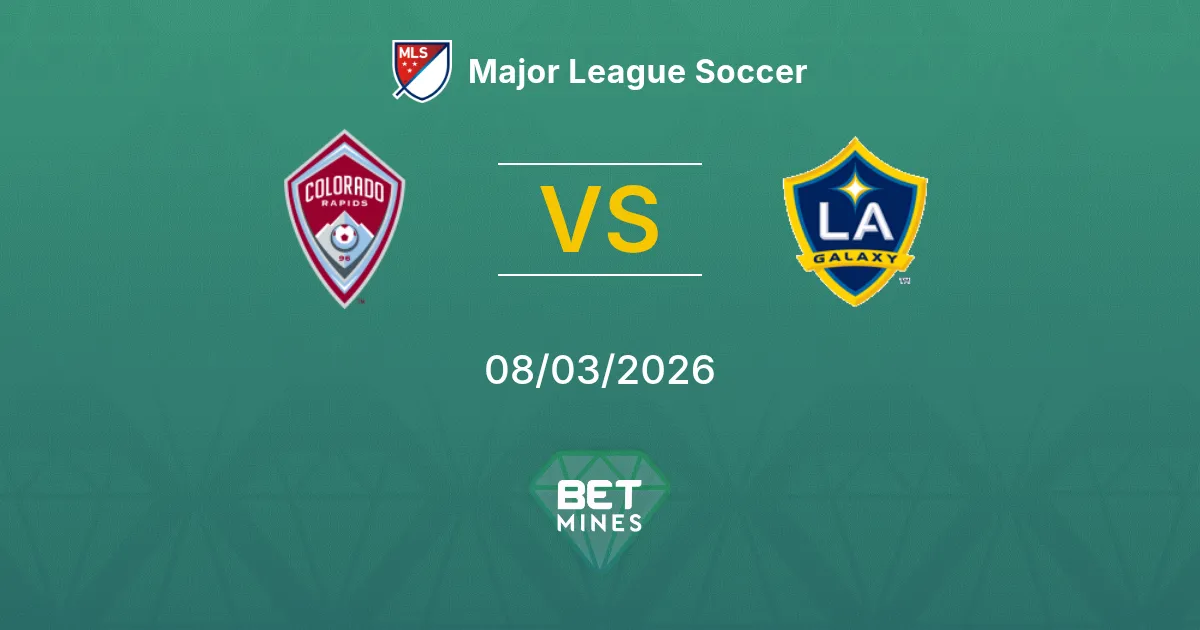 Colorado Rapids vs LA Galaxy Prediction: Match Preview and Analysis | Major League Soccer 08-03-2026
