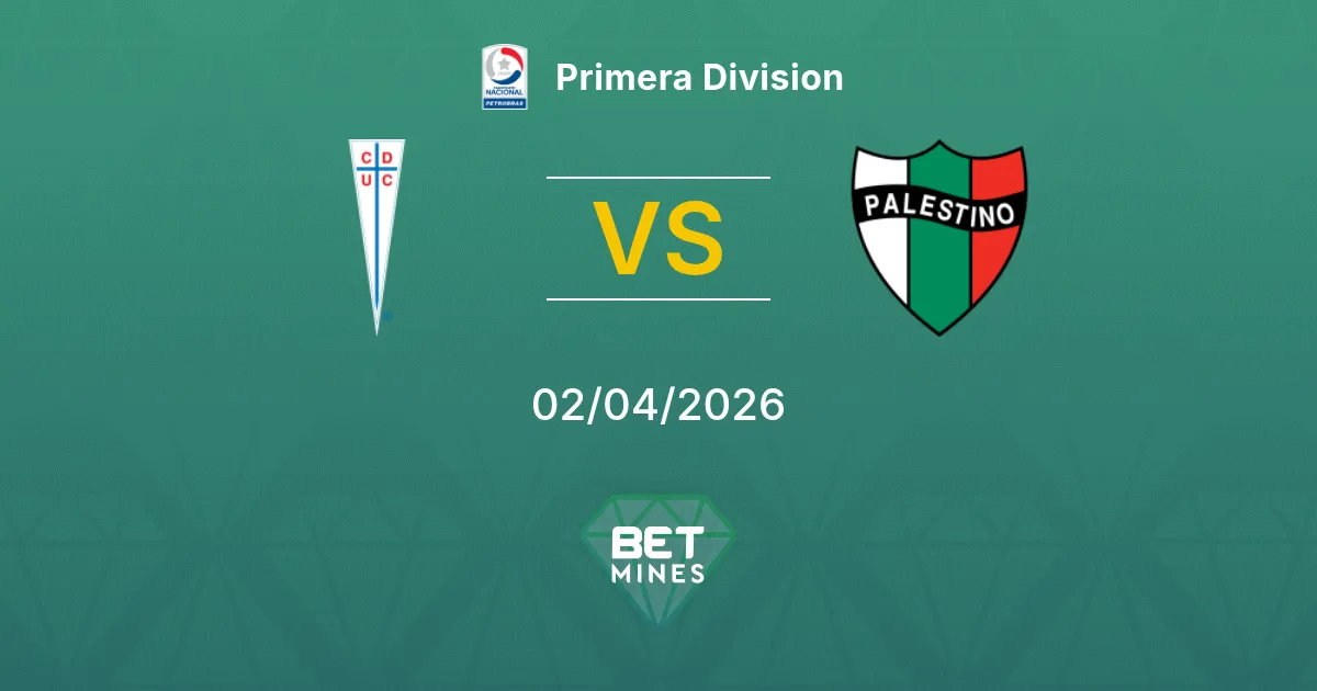 Universidad Católica vs Palestino Prediction: Match Preview and Analysis | Primera Division 02-04-2026