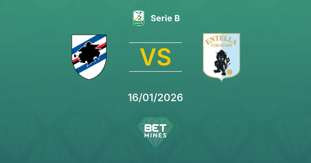 Sampdoria vs Virtus Entella Pronostico: Anteprima e Analisi della Partita | Serie B 16-01-2026
