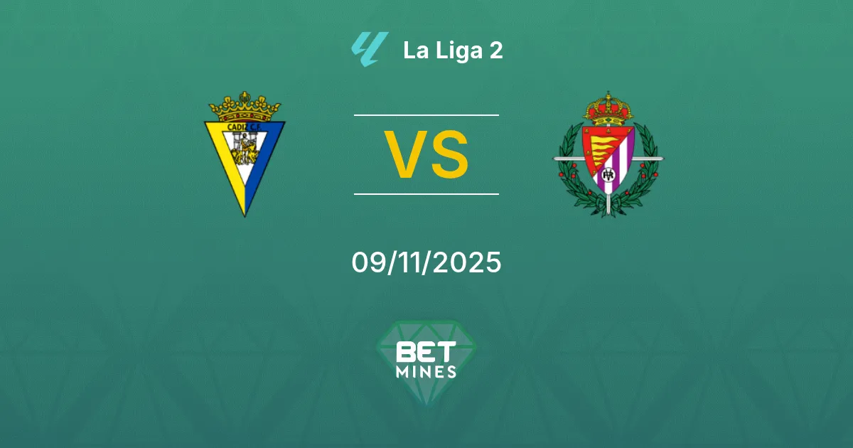 Cádiz vs Real Valladolid Prediction: Match Preview and Analysis | La Liga 2 09-11-2025