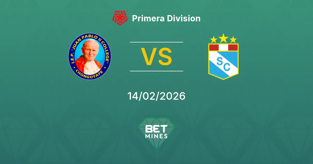 ADC Juan Pablo II x Sporting Cristal Palpite: Prévia e Análise da Partida | Primera Division 14-02-2026
