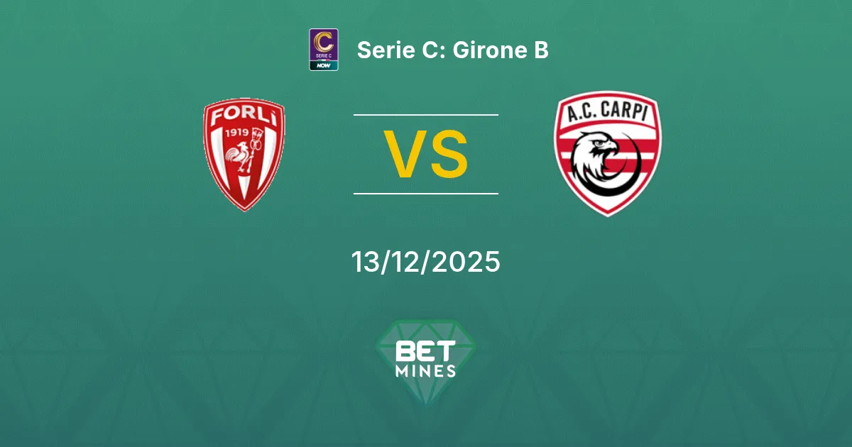 Forlì vs Athletic Carpi Pronostico: Anteprima e Analisi della Partita | Serie C: Girone B 13-12-2025