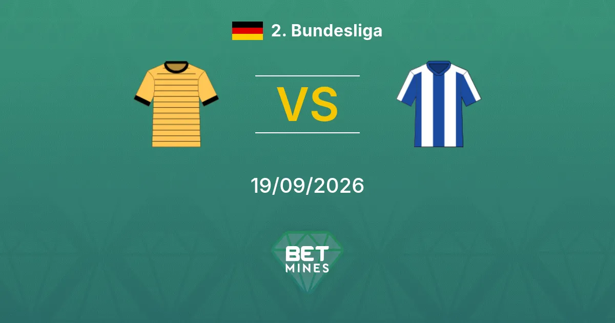 Pronostico Dynamo Dresda vs Hertha BSC: Anteprima e Analisi della Partita | 2. Bundesliga 19-09-2026