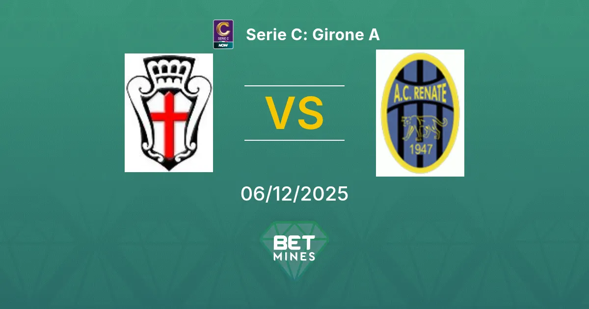 Pro Vercelli vs Renate Prediction: Match Preview and Analysis | Serie C: Girone A 06-12-2025