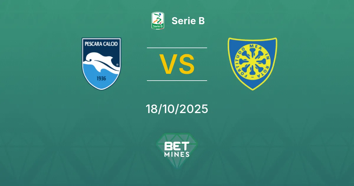 Pescara vs Carrarese Pronostico: Analisi e Anteprima della Partita | Serie B 18-10-2025