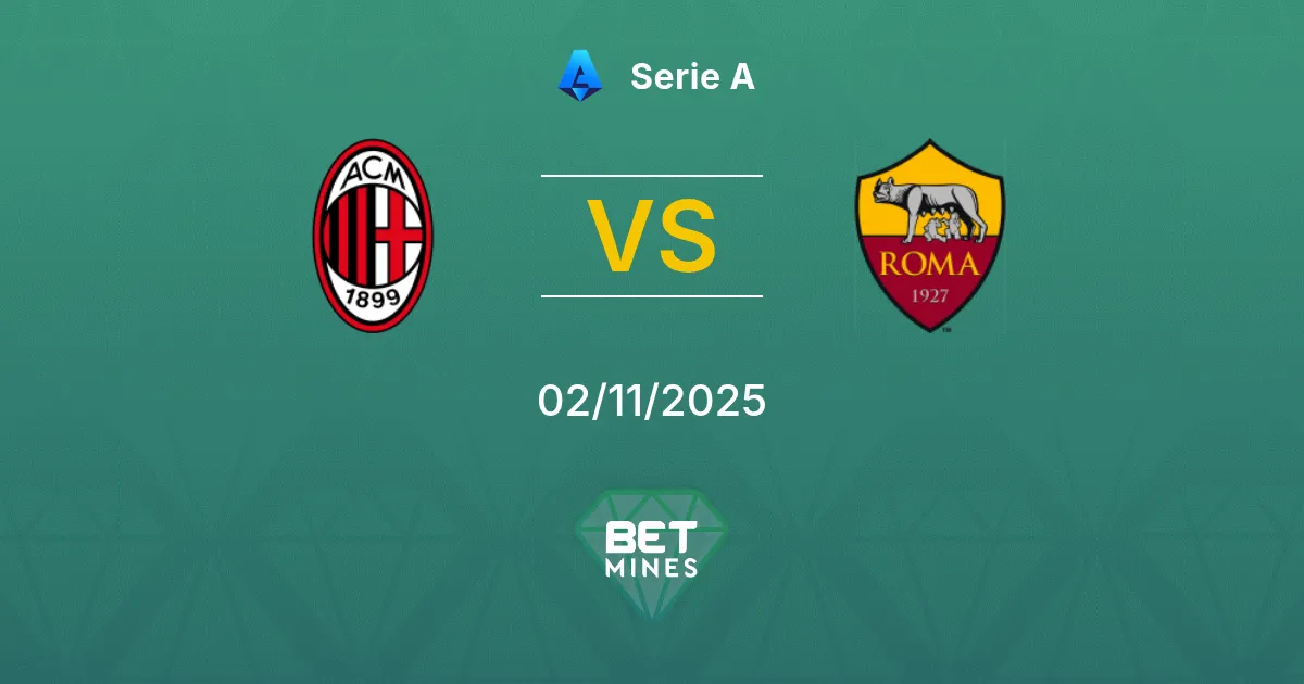 Milan vs Roma Pronostico: Anteprima e Analisi della Partita | Serie A 02-11-2025