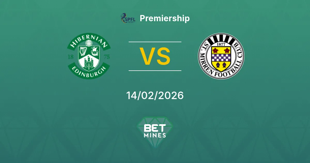 Hibernian vs St. Mirren Prediction: Match Preview and Analysis | Premiership 14-02-2026