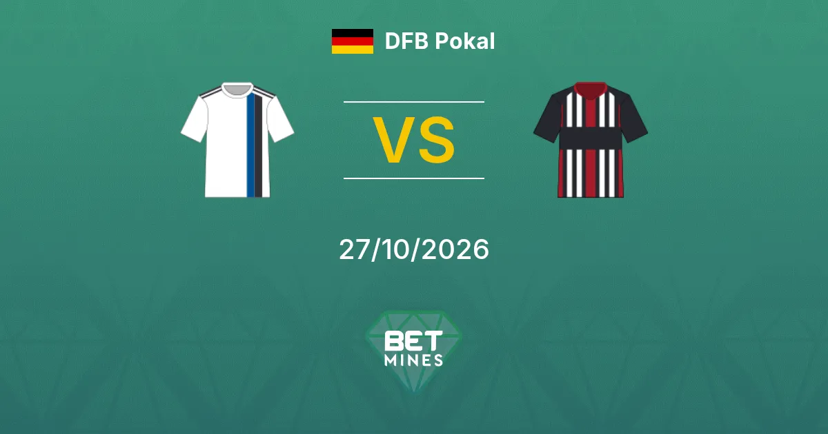 Hamburger SV x Eintracht Frankfurt Palpite: prévia e análise da partida | DFB Pokal 27-10-2026