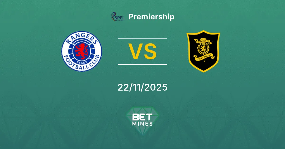 Rangers vs Livingston Prediction: Match Preview and Analysis | Premiership 22-11-2025