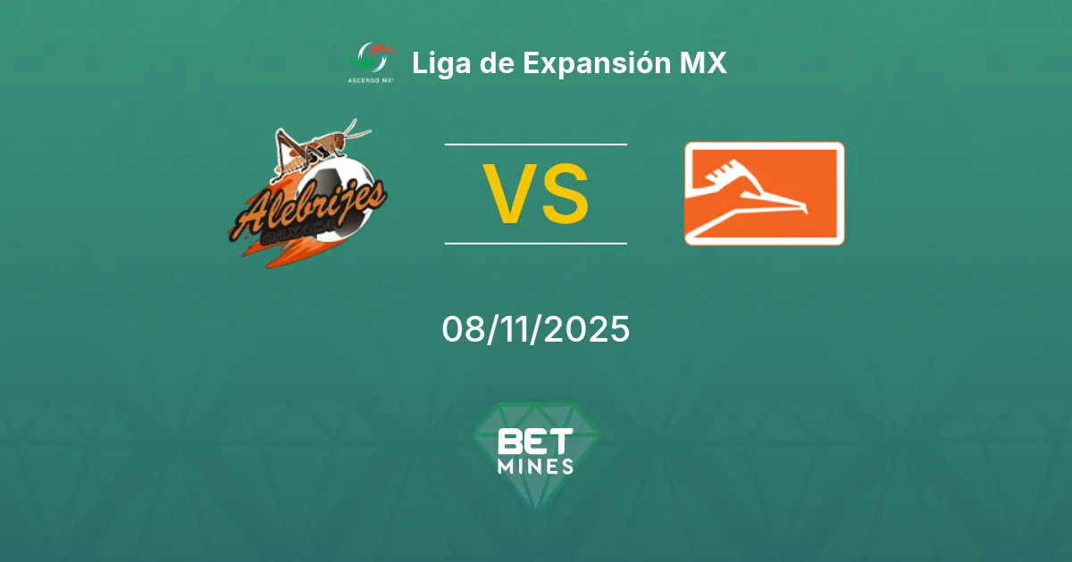 Alebrijes vs Correcaminos UAT Prediction: Match Preview and Analysis | Liga de Expansión MX 08-11-2025