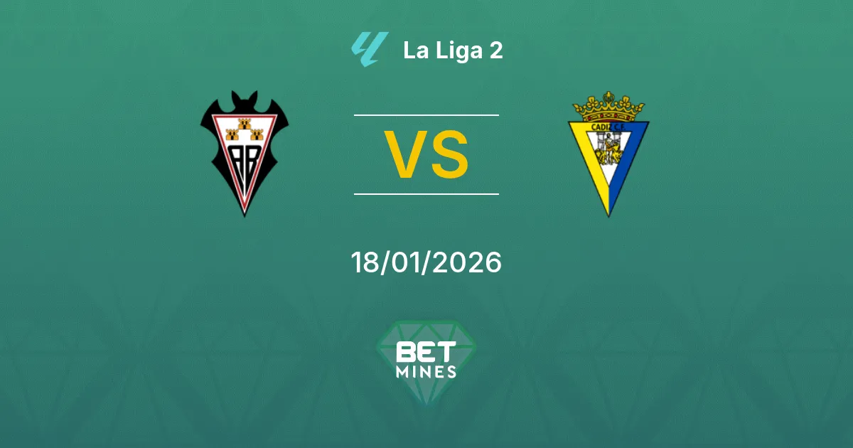 Albacete vs Cádiz Prediction: Match Preview and Analysis | La Liga 2 18-01-2026