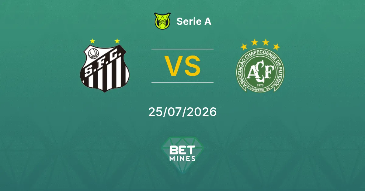 Santos vs Chapecoense Prediction: Match Preview and Analysis | Serie A 25-07-2026