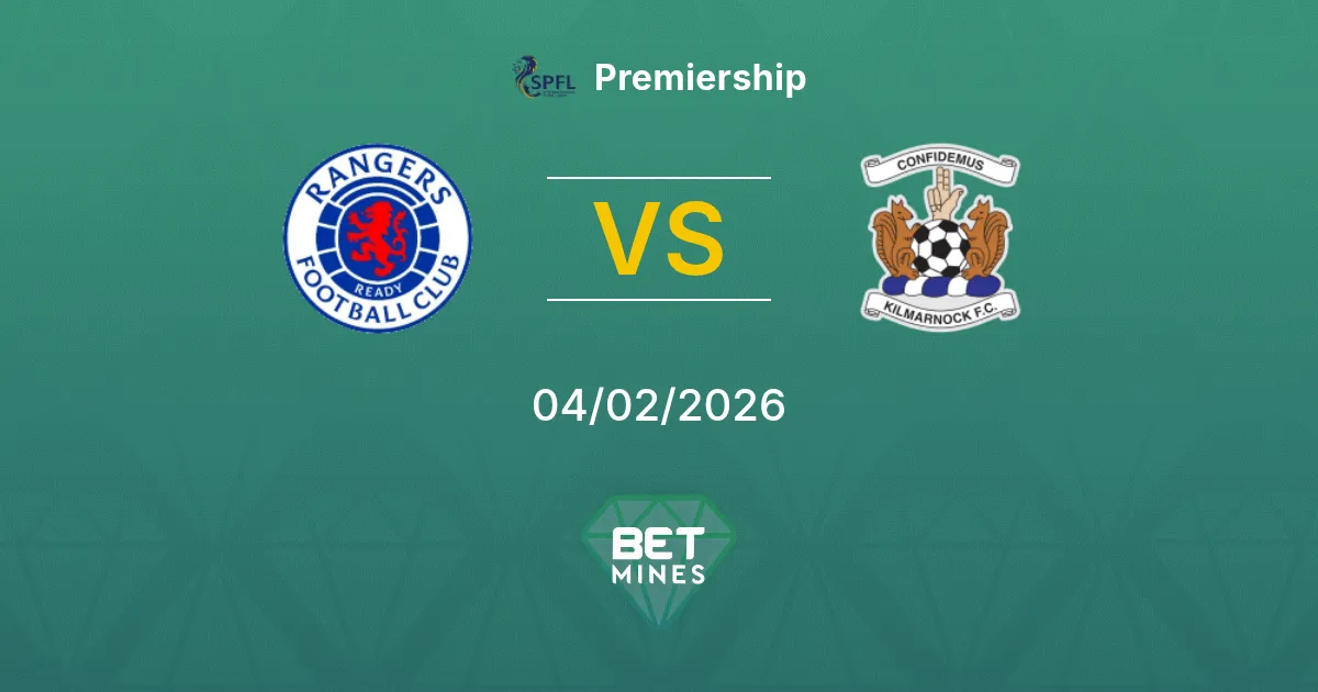 Rangers vs Kilmarnock Prediction: Match Preview and Analysis | Premiership 04-02-2026