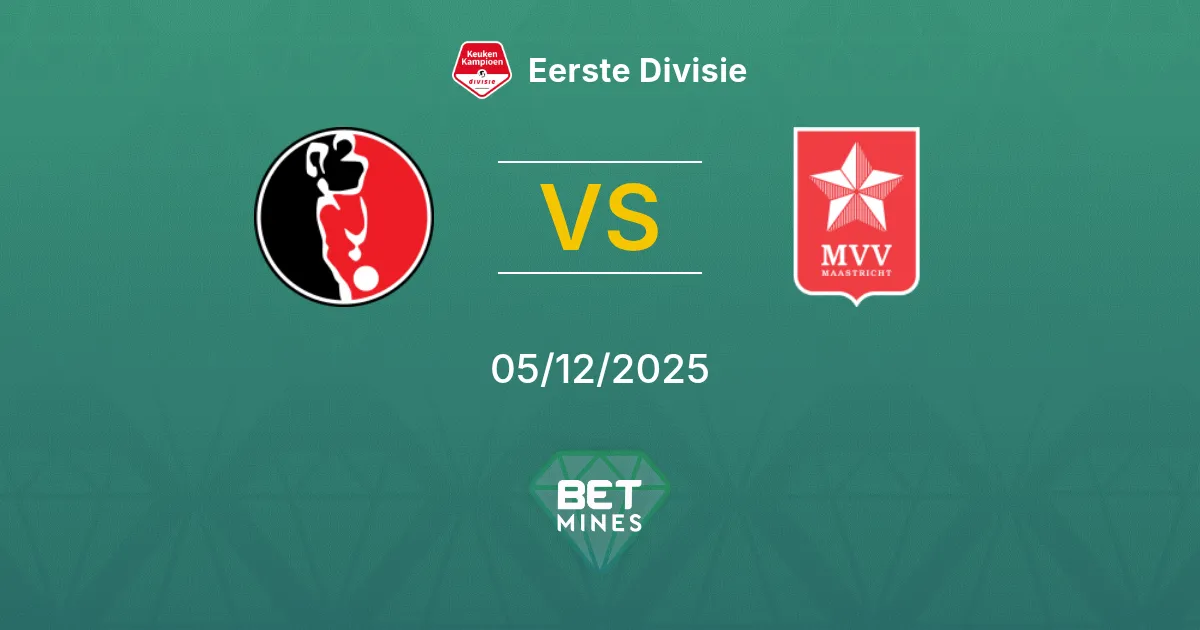 Helmond Sport vs MVV Maastricht Prediction: Match Preview and Analysis | Eerste Divisie 05-12-2025