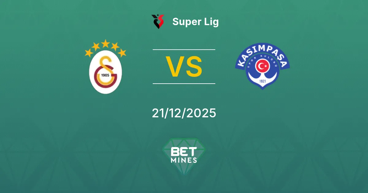 Galatasaray vs Kasımpaşa Pronostico: Anteprima e Analisi della Partita | Super Lig 21-12-2025