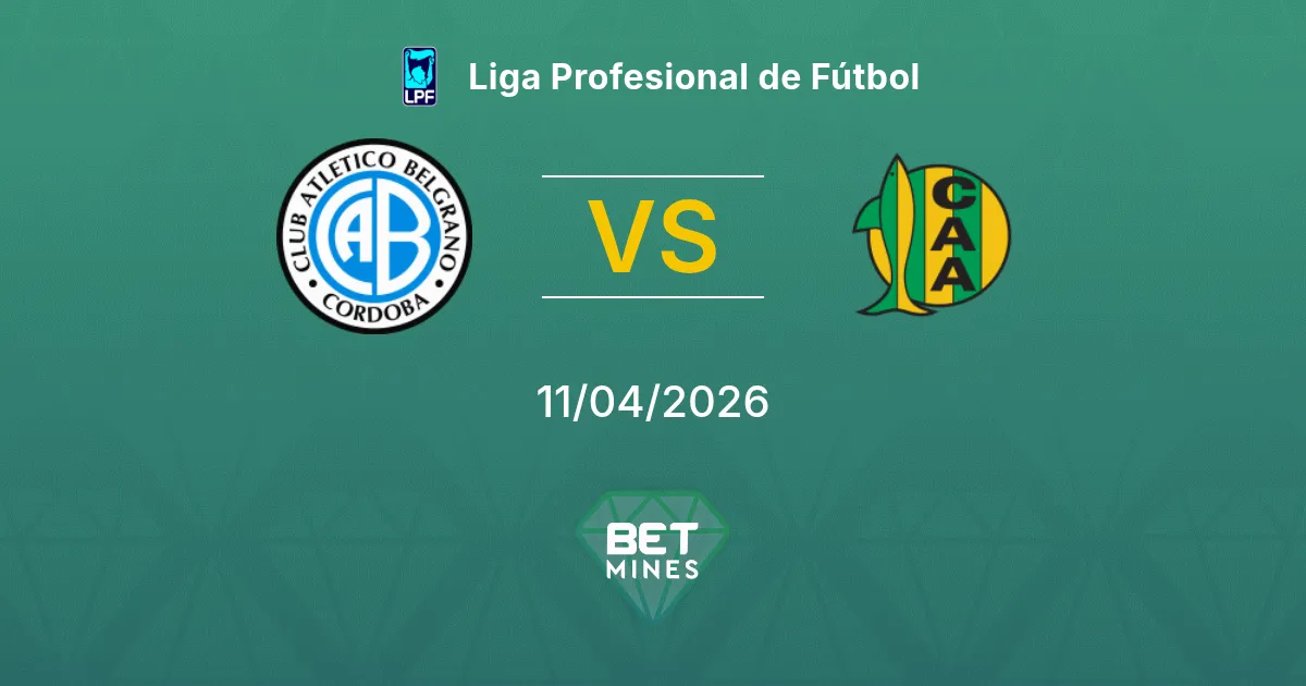 Belgrano vs Aldosivi Pronóstico: Previa y Análisis del Partido | Liga Profesional de Fútbol 11-04-2026