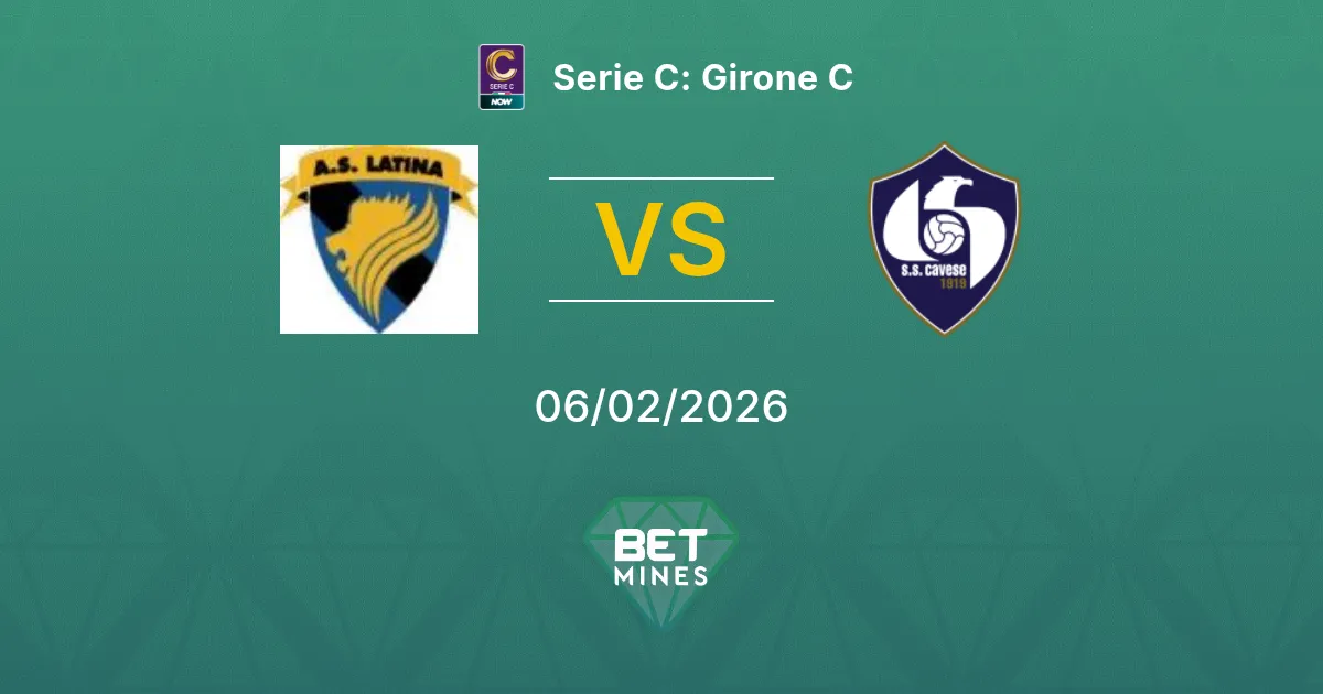 Latina vs Cavese Prediction: Match Preview and Analysis | Serie C: Girone C 06-02-2026