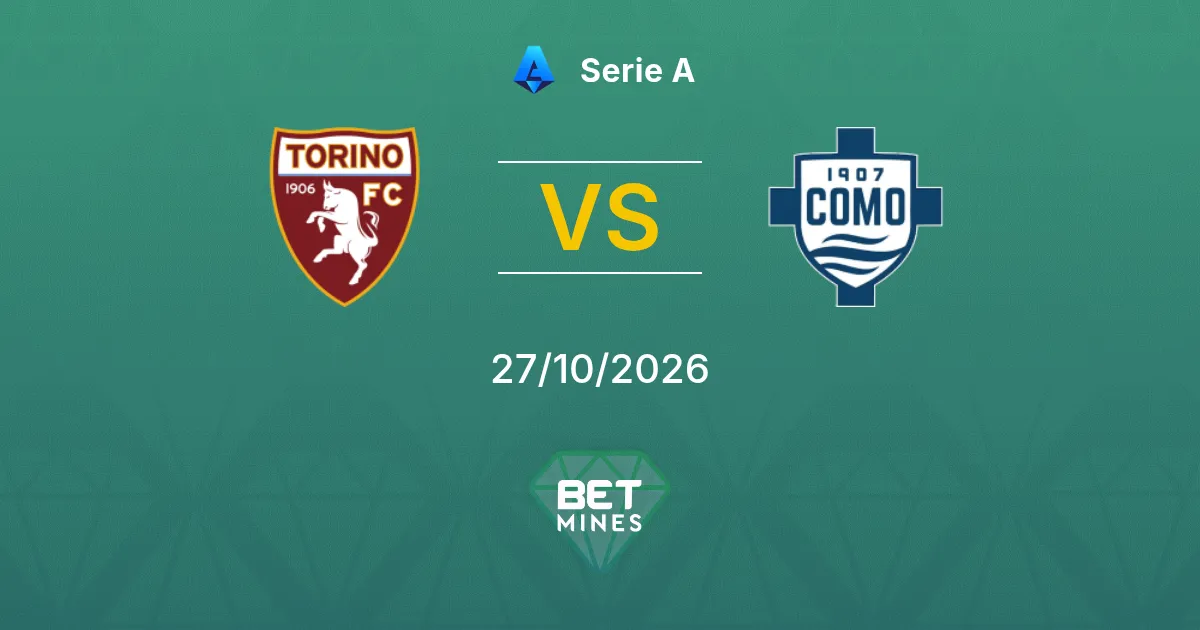 Torino vs Como Pronóstico: previa y análisis del partido | Serie A 27-10-2026