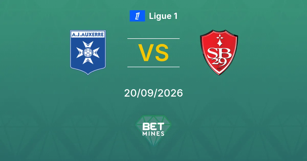 Pronostico Auxerre vs Brest: Anteprima e analisi della partita | Ligue 1 20-09-2026