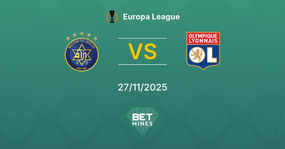 Maccabi Tel Aviv vs Olympique Lyonnais Prediction: Match Preview and Analysis | Europa League 27-11-2025