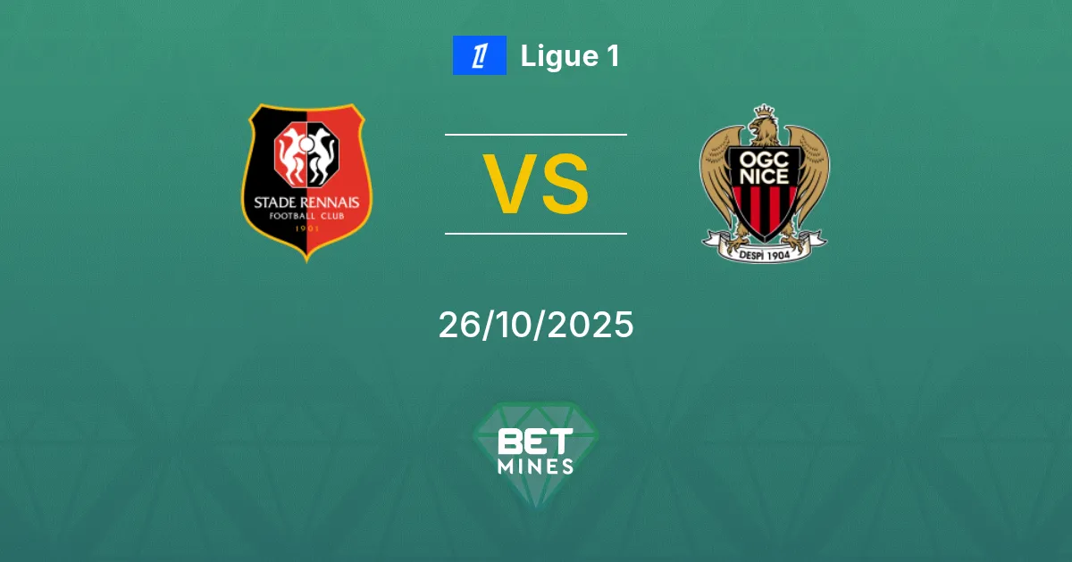 Rennes vs Nice Prediction: Match Preview and Analysis | Ligue 1 26-10-2025