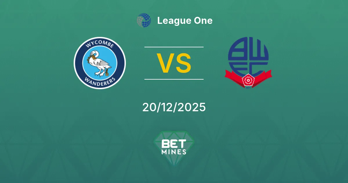 Wycombe Wanderers vs Bolton Wanderers Pronostico: Anteprima e Analisi della Partita | League One 20-12-2025