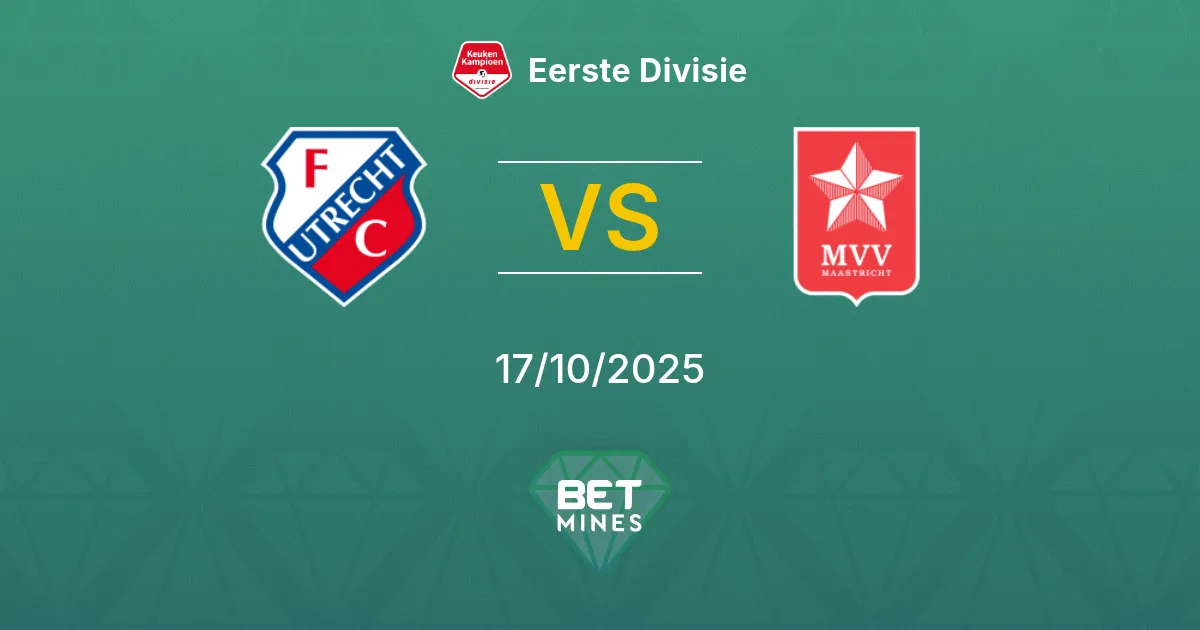 Jong FC Utrecht vs MVV Maastricht Pronostic : Aperçu et Analyse du Match | Eerste Divisie 17-10-2025