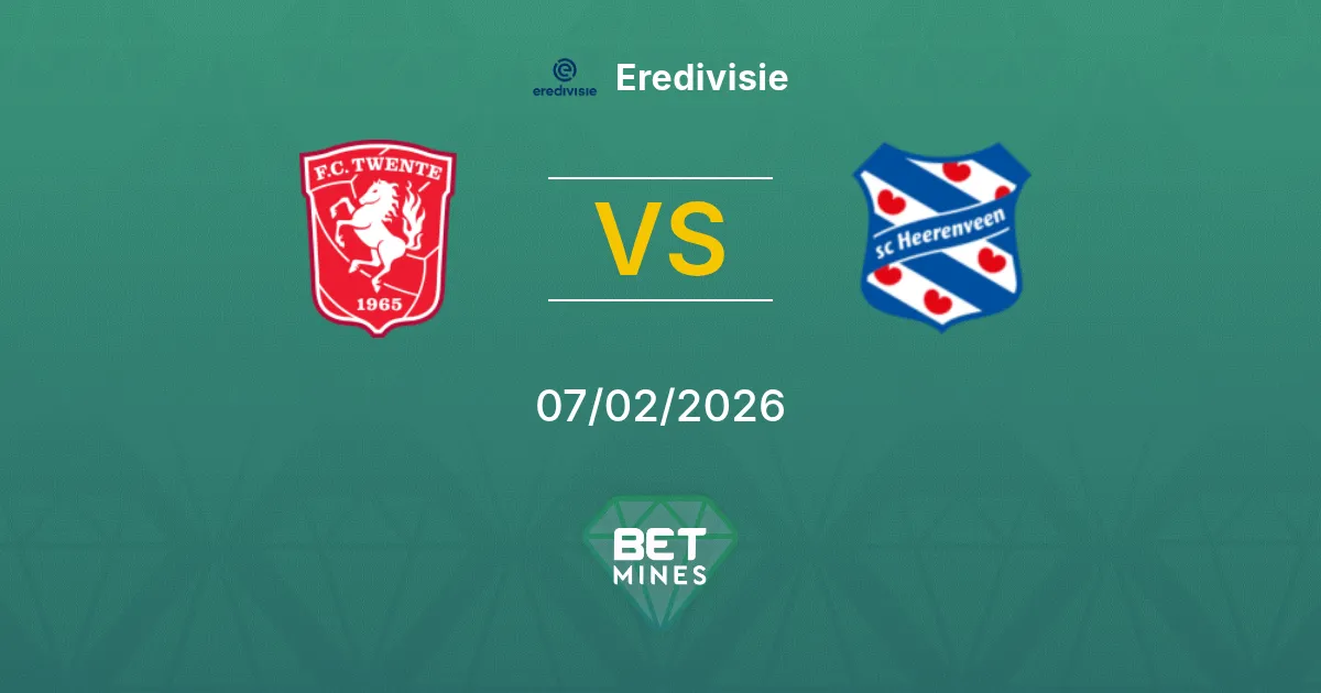 FC Twente vs SC Heerenveen Prediction: Match Preview and Analysis | Eredivisie 07-02-2026