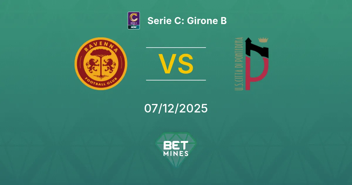 Ravenna vs Pontedera Prediction: Match Preview and Analysis | Serie C: Girone B 07-12-2025