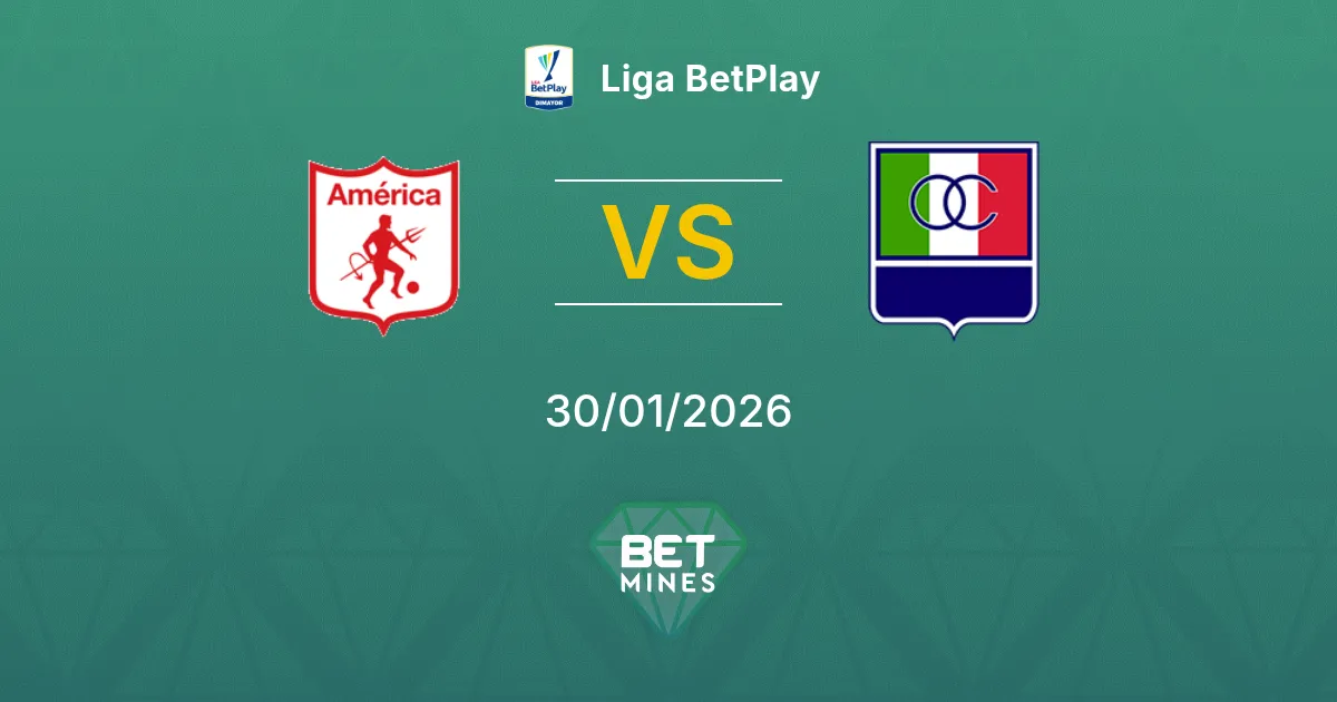 América de Cali vs Once Caldas Prediction: Match Preview and Analysis | Liga BetPlay 30-01-2026