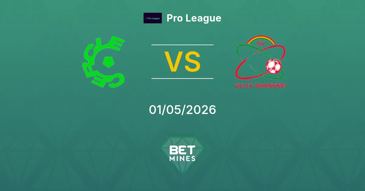 Cercle Brugge vs Zulte-Waregem Pronóstico: Previa y Análisis del Partido | Pro League 01-05-2026
