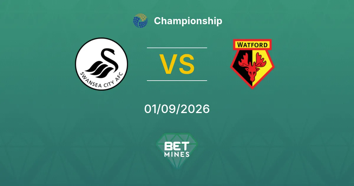 Pronóstico Swansea City vs Watford: Previa y Análisis del Partido | Championship 01-09-2026