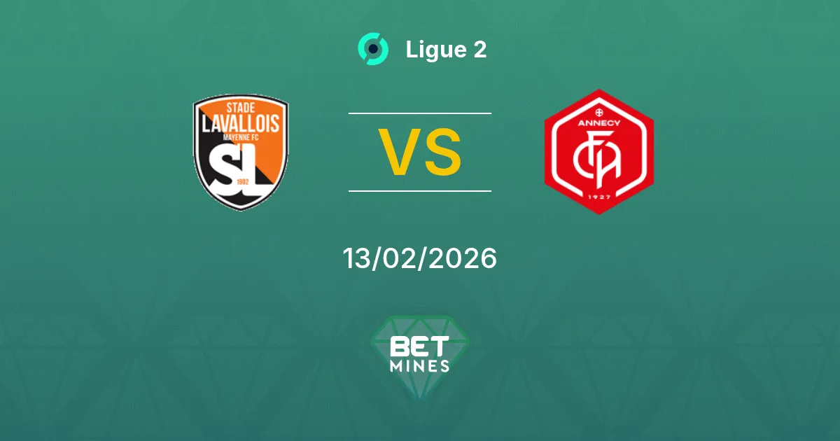 Laval vs Annecy Prediction: Match Preview and Analysis | Ligue 2 13-02-2026