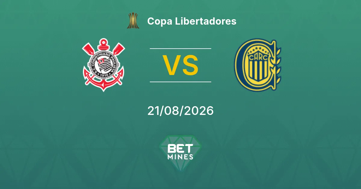 Corinthians vs Rosario Central Prediction: Match Preview and Analysis | Copa Libertadores 21-08-2026