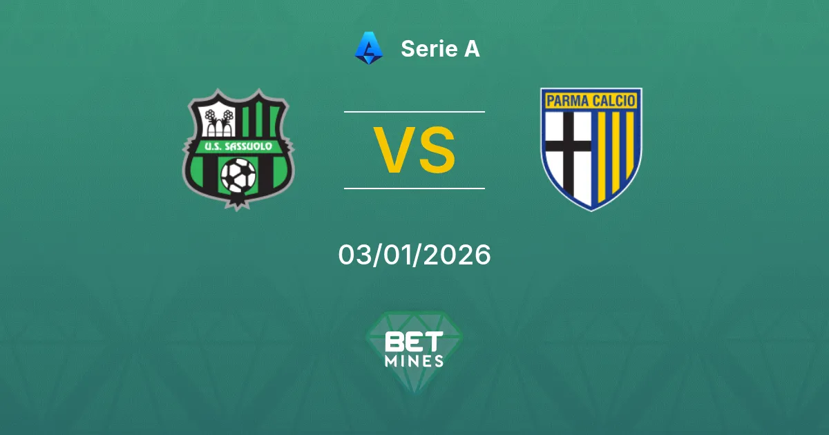 Sassuolo vs Parma Pronostico: Anteprima e Analisi del Match | Serie A 03-01-2026
