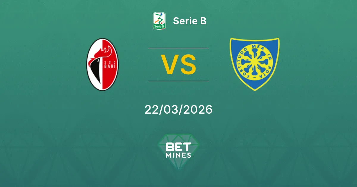 Bari 1908 vs Carrarese Pronostico: Anteprima e Analisi della Partita | Serie B 22-03-2026