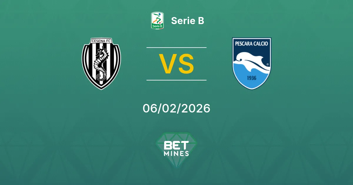 Cesena vs Pescara Prediction: Match Preview and Analysis | Serie B 06-02-2026
